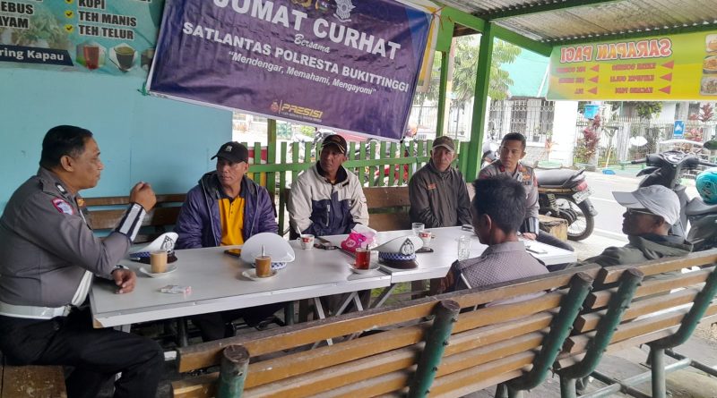 Peningkatan Layanan Jum’at Curhat Unit Kamsel Satlantas Polresta Bukittinggi.