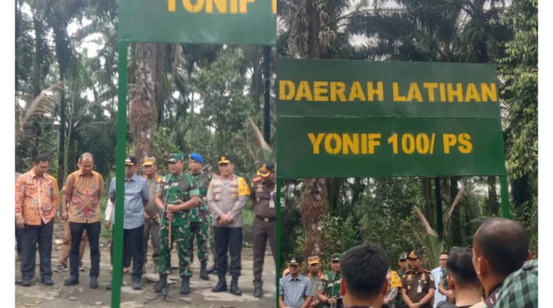 Pangdam l/BB Bersama Wakapolda Sumut Turun Jadikan Barak Narkoba Pondok Kloneng Tempat Latihan Yonif 100/PS