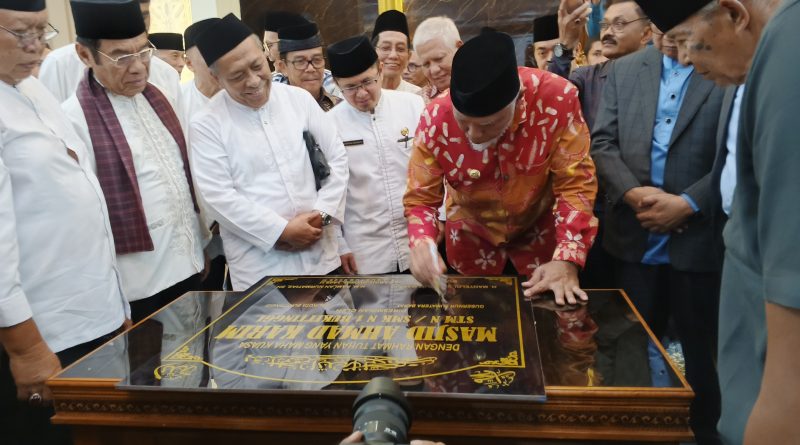 Masjid Ahmad Karim Diresmikan, Tonggak Sejarah Loyalitas Alumni SMK Negeri 1 Bukittinggi